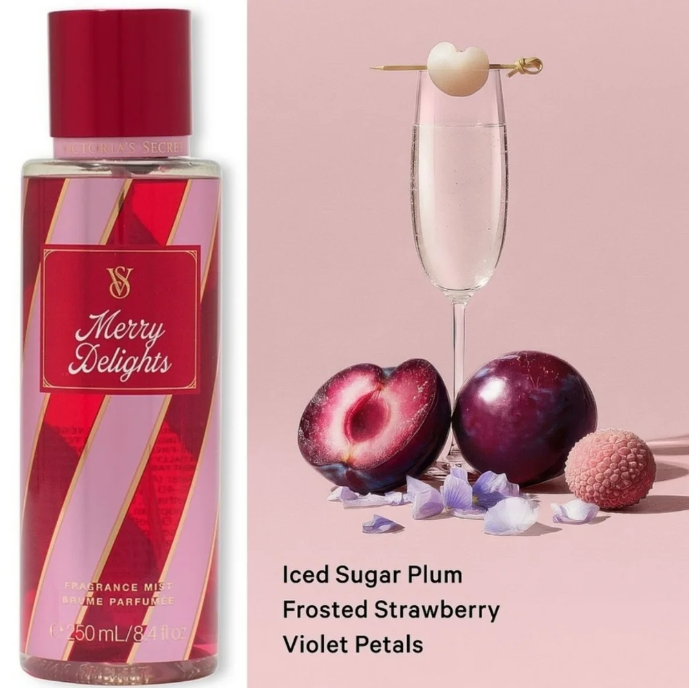 Victoria's Secret Merry Delights Fragrance Body Mist 8oz NEW Rare